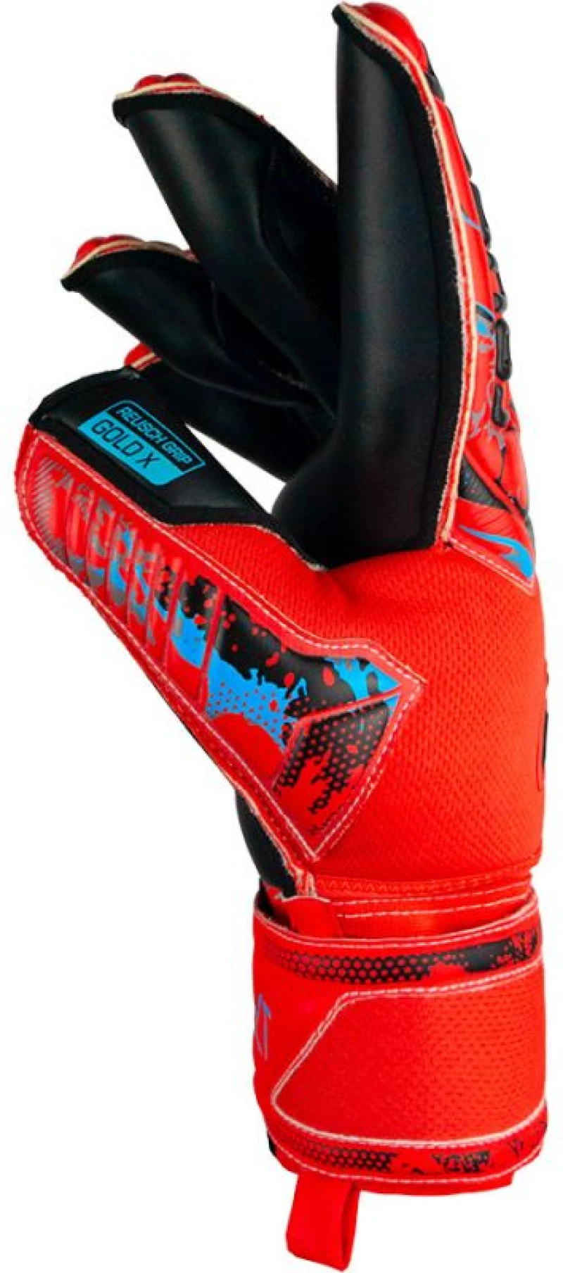 Reusch Attrakt Gold X Evolution Cut Finger Support M 53 70 950 3333 goalkeeper gloves