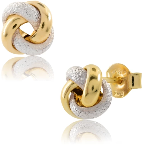 Κόμποι σκουλαρίκια από χρυσό 14Κ