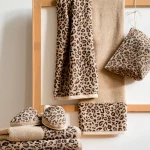 Παντόφλες ζεύγος S/M 380gr Wild II Λεοπάρ Homeline Nexttoo 5011