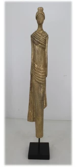 Γυναικεία φιγούρα με κάπα 11.5x11.5x77cm Papshop FO10