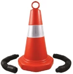 ΚΩΝΟΙ ΚΥΚΛΟΦΟΡΙΑΣ 50cm ΠΛΑΣΤΙΚΟΙ (ΡΕ) ΜΕ ΑΝΑΚΛΑΣΤΙΚΕΣ ΛΩΡΙΔΕΣ