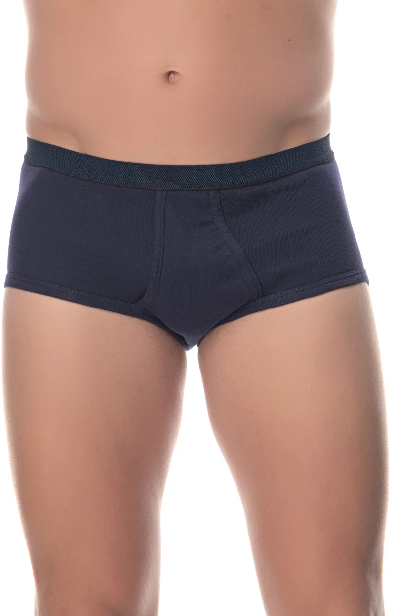 ΠΡΟΣΦΟΡΑ 4 ΑΝΔΡΙΚΑ ΚΛΑΣΙΚΑ ΣΛΙΠ LIDO UNDERWEAR - ΜΠΛΕ 100% ΒΑΜΒΑΚΙ