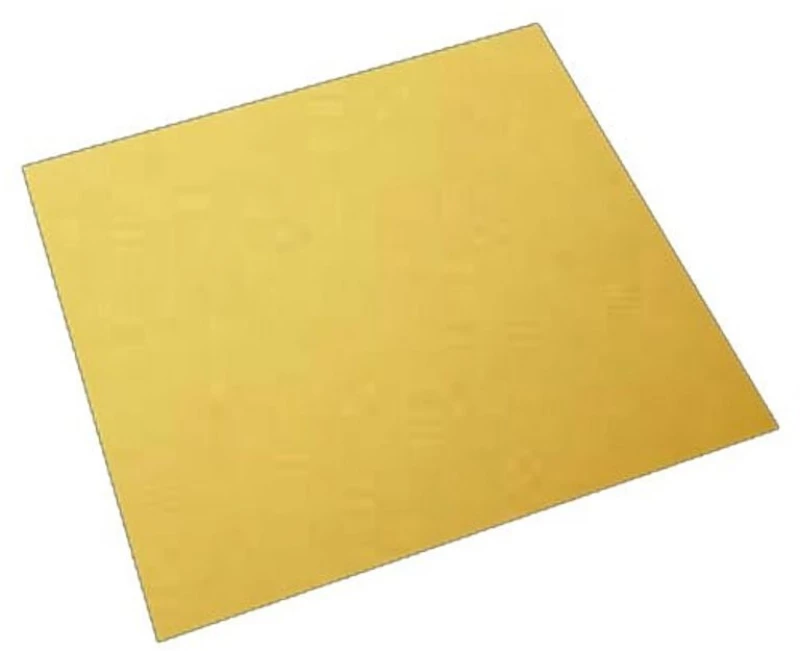 Δίσκος τούρτας τετράγωνος Χρυσός Πάχος 3mm. 22x22εκ.
