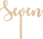 Cake Topper Seven ΞΥΛΟ