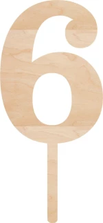 Cake Topper 6 ΞΥΛΟ