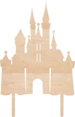 Cake Topper Castle ΞΥΛΟ