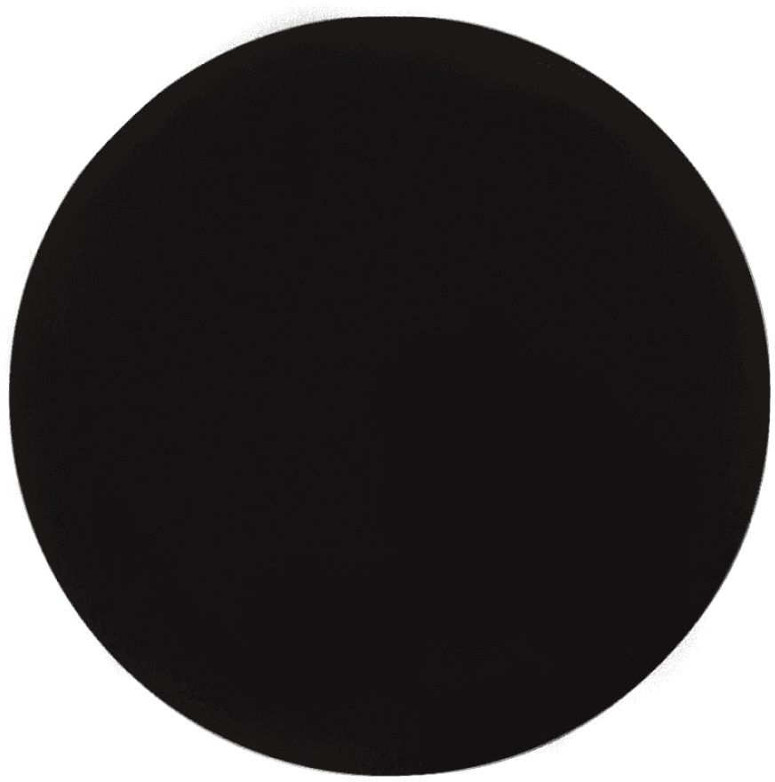 Δίσκος τούρτας στρογγυλός μαύρος Πάχος 3mm. Διαμ.25εκ.