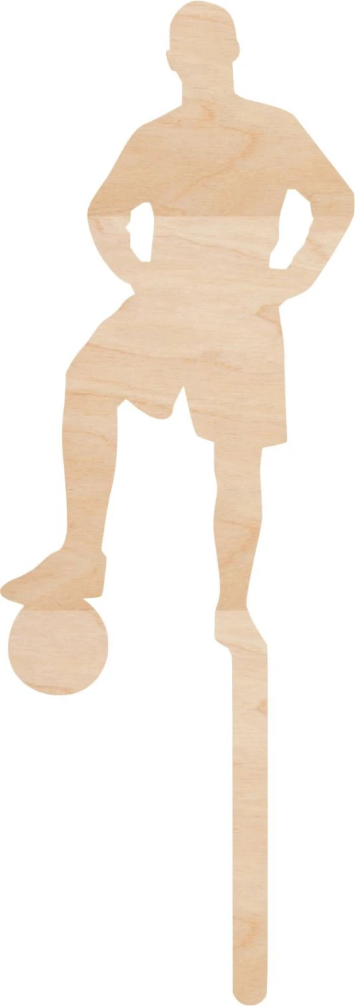 Cake Topper football 1 ΞΥΛΟ