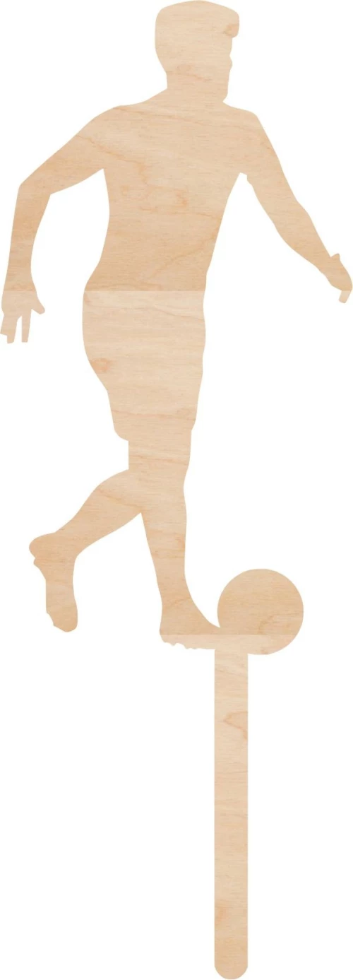 Cake Topper football 2 ΞΥΛΟ