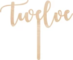 Cake Topper Twelve ΞΥΛΟ