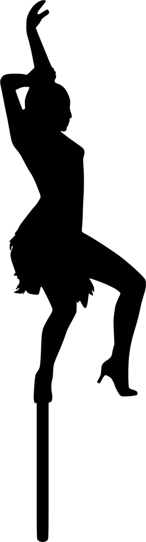 Cake Topper Dancer ΜΑΥΡΟ