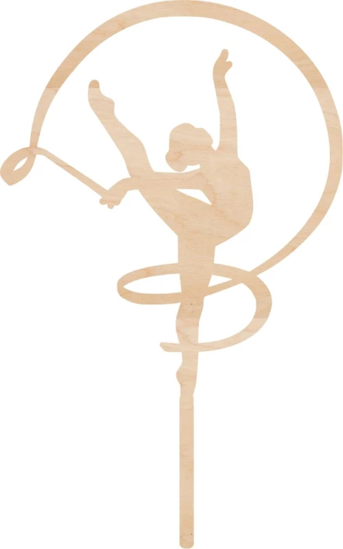 Cake Topper Ρυθμική ΞΥΛΟ