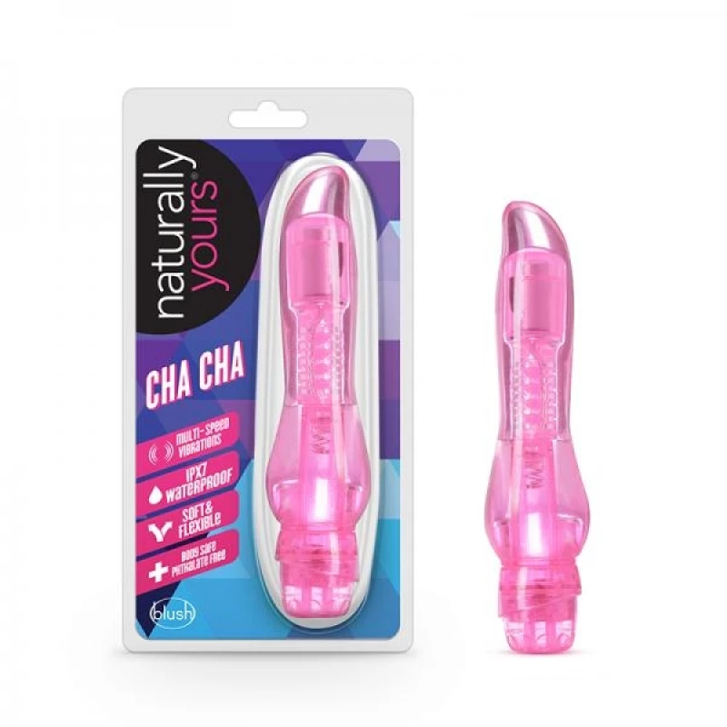 Vibrator Cha Cha Multispeed Naturally Yours Pink 17 Cm