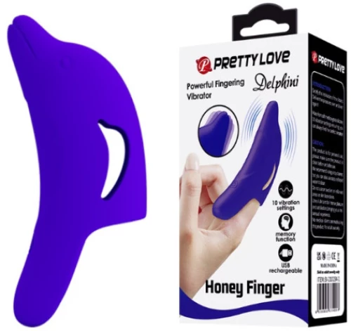 Pretty Love Delphini powerful fingering vibrator Blue