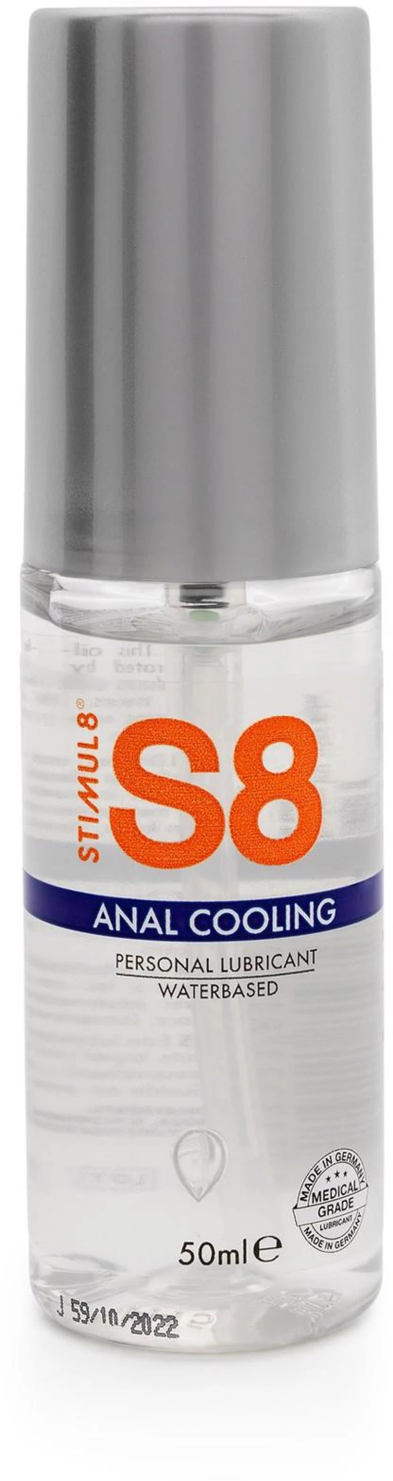 S8 WB Cooling Anal Lube 50ml