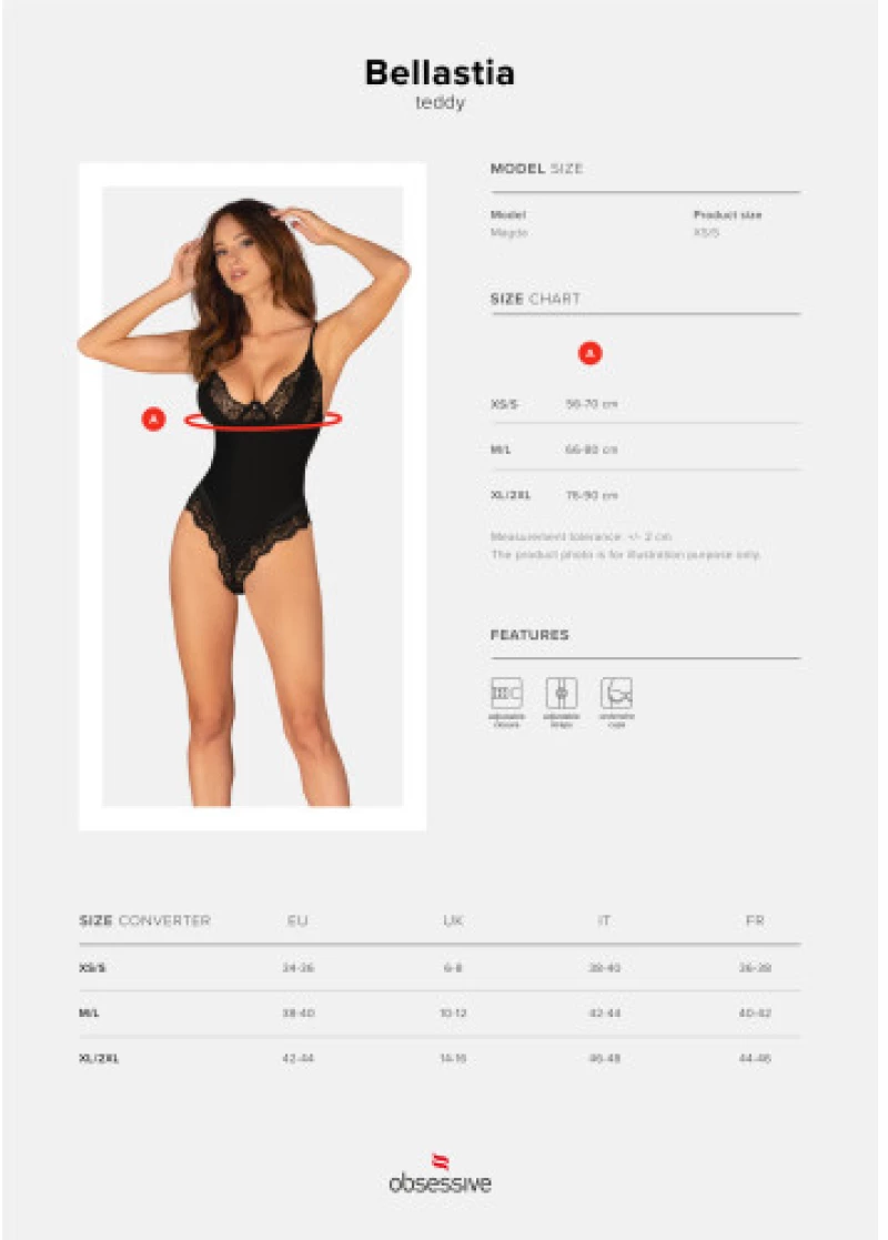 Obsessive Bellastia teddy Black