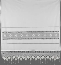 κουρτίνα 027 (140cm x 260cm) λευκό με τούνελ Silk Fashion