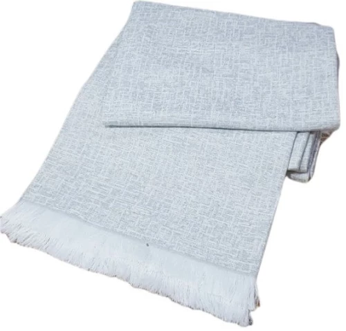 Σετ Ριχτάρια Καναπέ Βαμβακερά Lines Γαρύφαλλο 3 ΤΜΧ - Γκρί Ανοιχτό