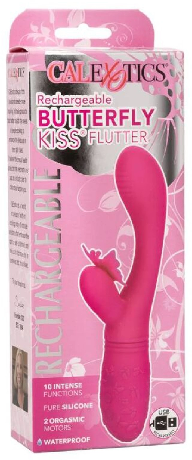 CALIFORNIA EXOTICS BUTTERFLY KISS FLUTTER PINK