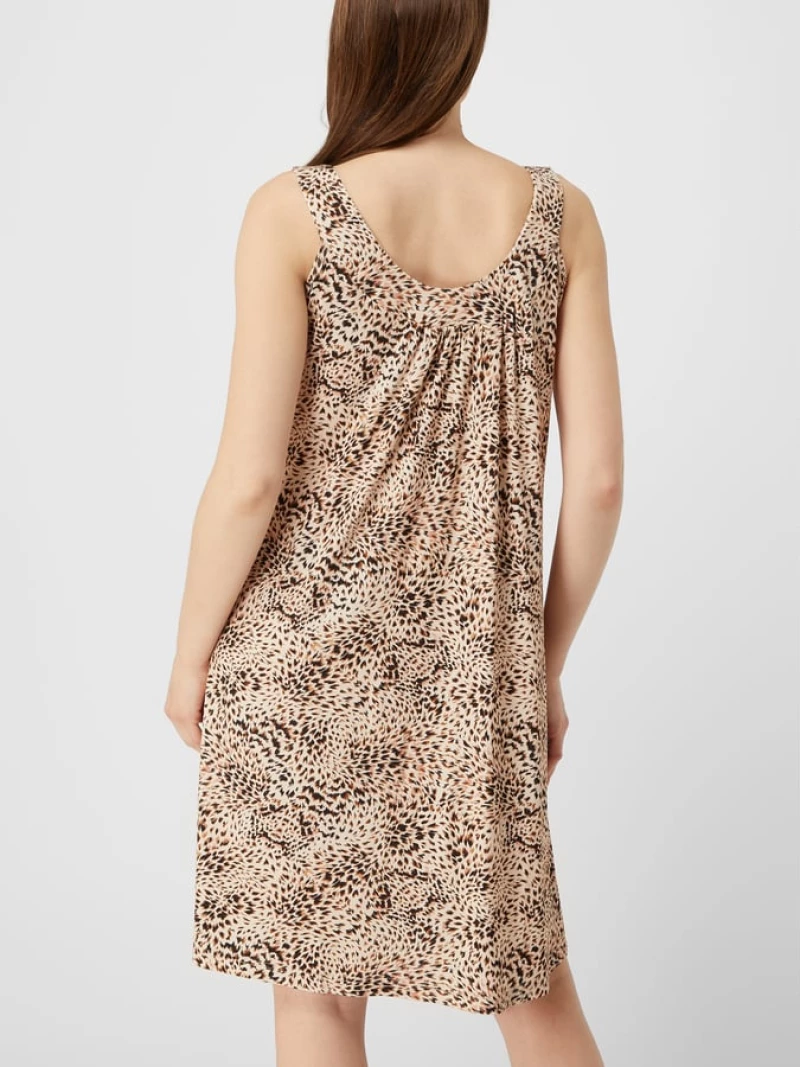 Γυναικείο φόρεμα Pink Label - Κοντό Beachwear - Animal print