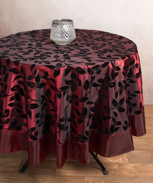 Σατέν ροτόντα 081 (170cm) μπορντώ Silk Fashion