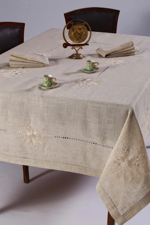 τραπεζομάντηλα (160cm x 350cm) 4006 γκρι Silk Fashion