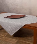 Τραπεζοκαρέ 9925 (135cm x 135cm) γκρί Silk Fashion
