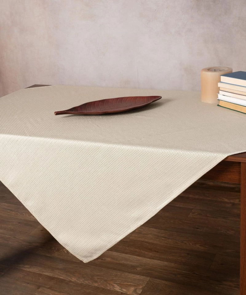 Τραπεζομάντηλο NELLY (175cm x 175cm) μπέζ Silk Fashion