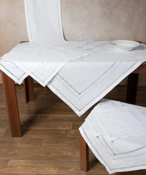 Σετ 601 (7 τεμαχίων) λευκό Silk Fashion