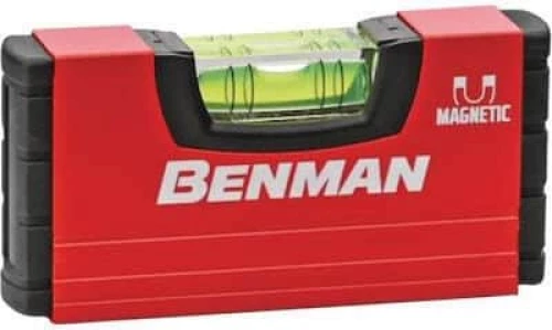 Αλφάδι Αλουμινίου Τσέπης Μαγνητικό 10cm Benman 72874