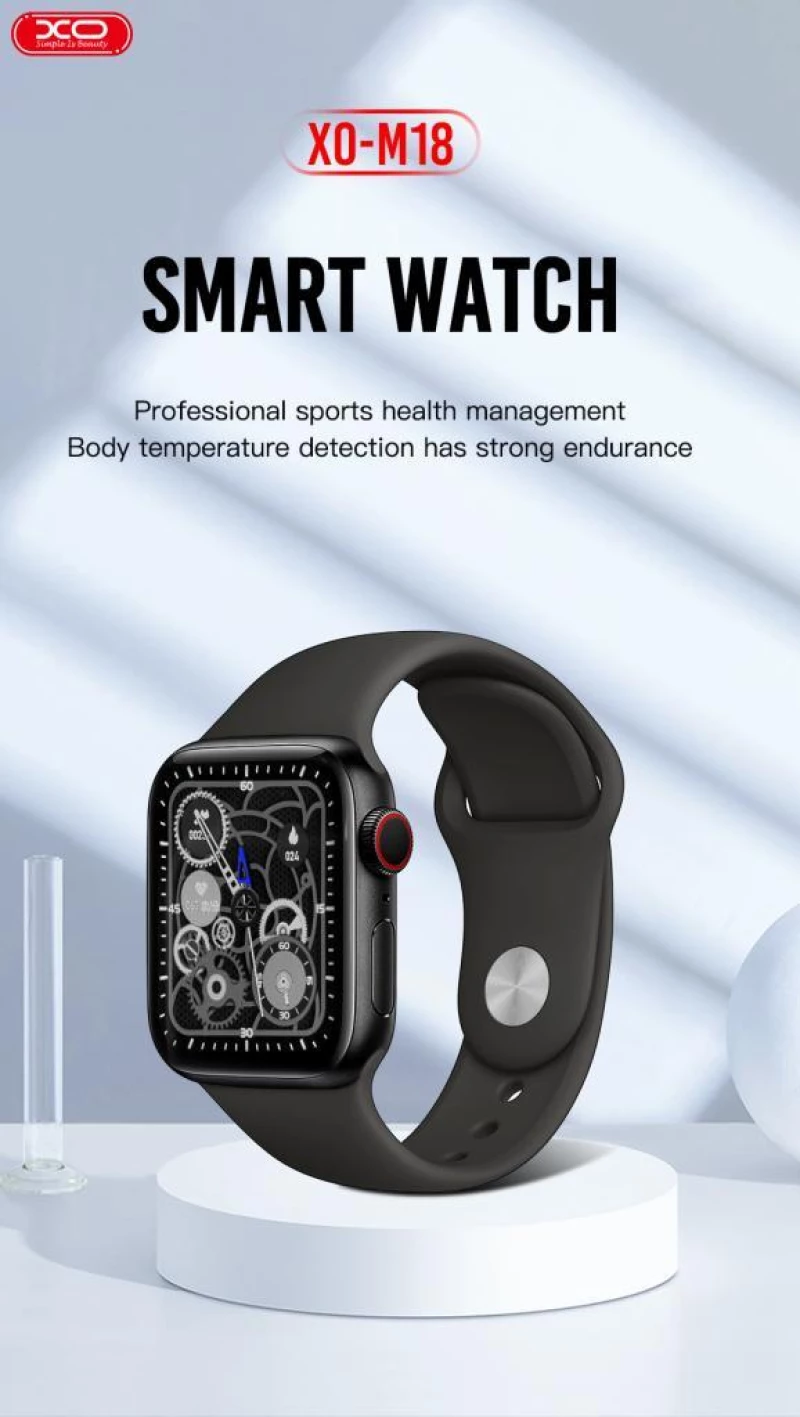 XO M18 SmartWatch 1,69'' Call Function, Black