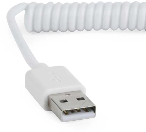 CABLEXPERT ΚΑΛΩΔΙΟ MICRO USB SPIRAL , 1.8m WHITE
