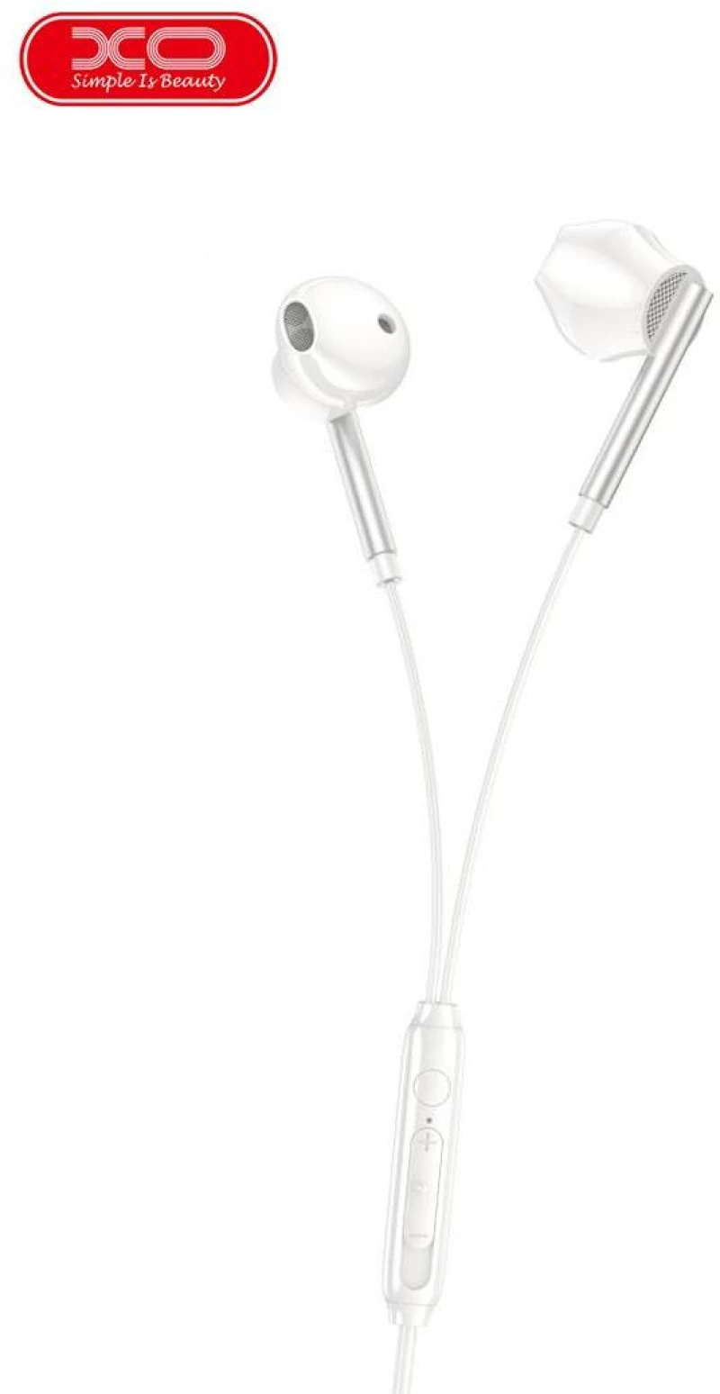 XO EP66 Crescent Ακουστικά USB-C, Λευκά
