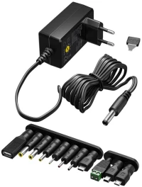 GOOBAY επιτοίχιος φορτιστής 64568, 3V-12V, 12W/1A, 12 tips