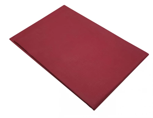 Σεντόνι ΚΟΜΒΟΣ Κόκκινο μονόχρωμο Διπλό με λάστιχο 150x200 20