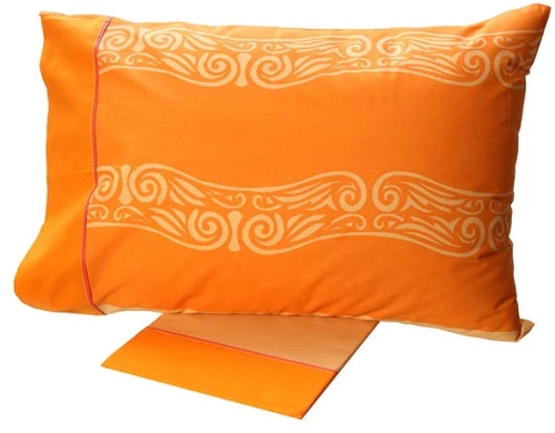 Σετ Σεντόνια Cotton Feelings Εμπριμέ Μονό 160Χ260 Sunshine Orange - p152-187-2017-orange