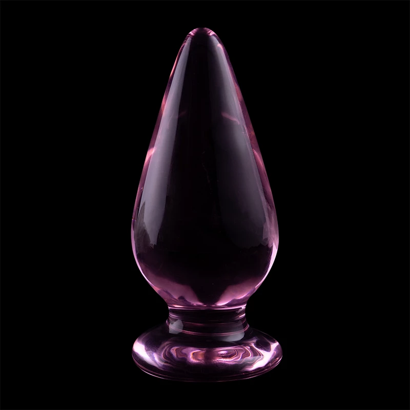 NEBULA SERIES BY IBIZA' - MODEL 4 ANAL PLUG BOROSILICATE GLASS 11 X 5 CM PINK