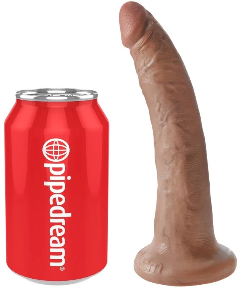 KING COCK - REALISTIC PENIS 17.5 CM CARAMEL