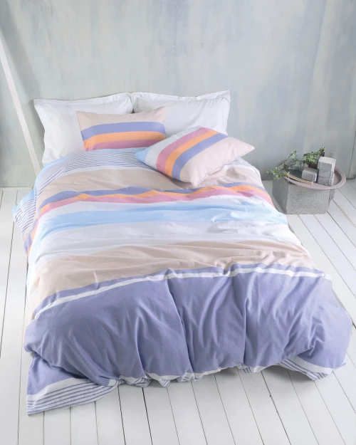 JESSE ΜΠΛΕ - ΣΕΤ ΣΕΝΤΟΝΙΑ ΦΑΝΕΛΕΝΙΑ ΥΠΕΡΔΙΠΛΟ ΜΕ ΛΑΣΤΙΧΟ (230X260, 165X205+25)