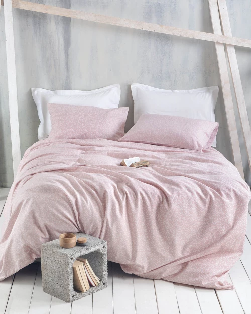 MELROSE ΡΟΖ - ΣΕΤ ΣΕΝΤΟΝΙΑ ΦΑΝΕΛΕΝΙΑ ΥΠΕΡΔΙΠΛΟ (230X260)