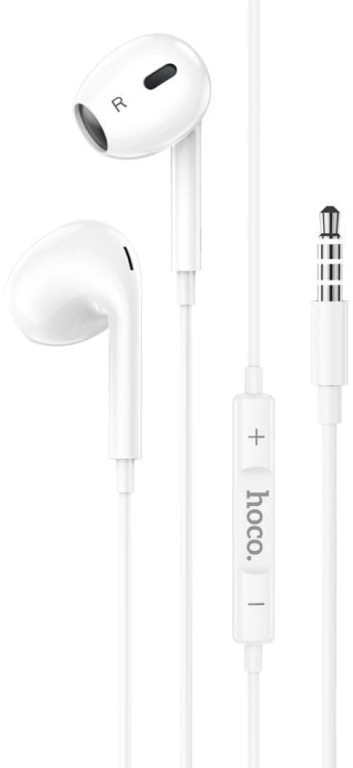 HOCO M101 Max Crystal Grace Ακουστικά με μικρόφωνο, Jack 3.5mm, Λευκά