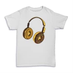 Headphone Donut Tshirt Λευκό