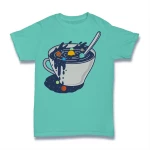 Galaxy Mug Tshirt Πράσινο
