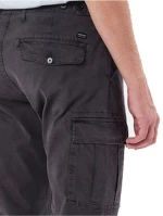 BASEHIT Ανδρικό ανθρακί cargo παντελόνι 20-212.BM42.94 GREY ...