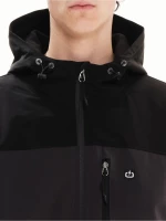 EMERSON Ανδρικό αντιανεμικό μπουφάν Bomber φλίς 222.EM10.50  EBONY/BLACK