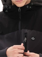 EMERSON Ανδρικό αντιανεμικό μπουφάν Bomber φλίς 222.EM10.50  EBONY/BLACK