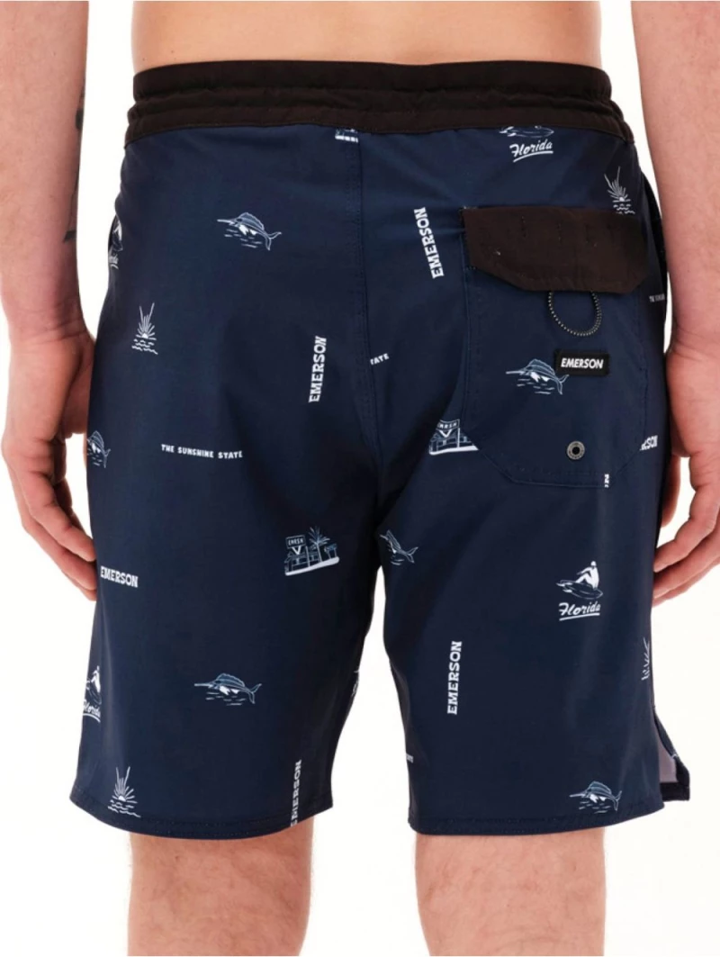 EMERSON Ανδρικό μαγιό σόρτς boardshort 49εκ 231.EM524.19CR  PR356 NAVY