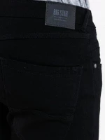 BIG STAR Ανδρικό μαύρο ελαστικό παντελόνι τζιν JENS SLIM 900 BLACK