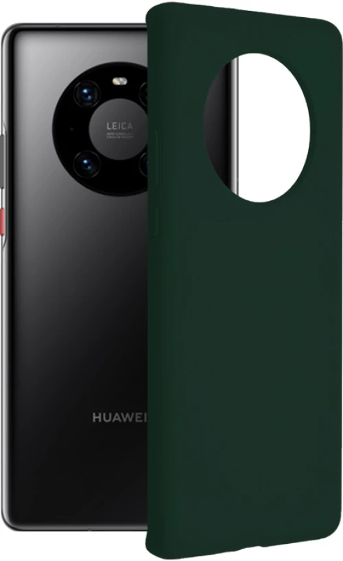 Techsuit - Soft Edge Silicone - Huawei Mate 40 Pro - Dark Green
