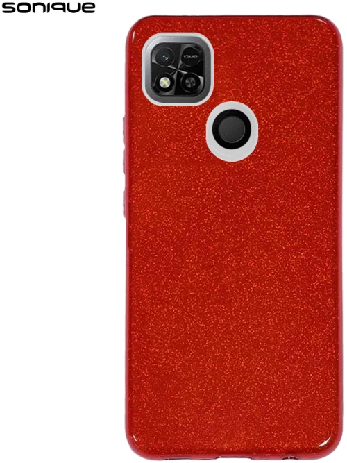 Θήκη Σιλικόνης Sonique Shiny Xiaomi Redmi 10A Κόκκινο - Sonique - Κόκκινο - Redmi 10A